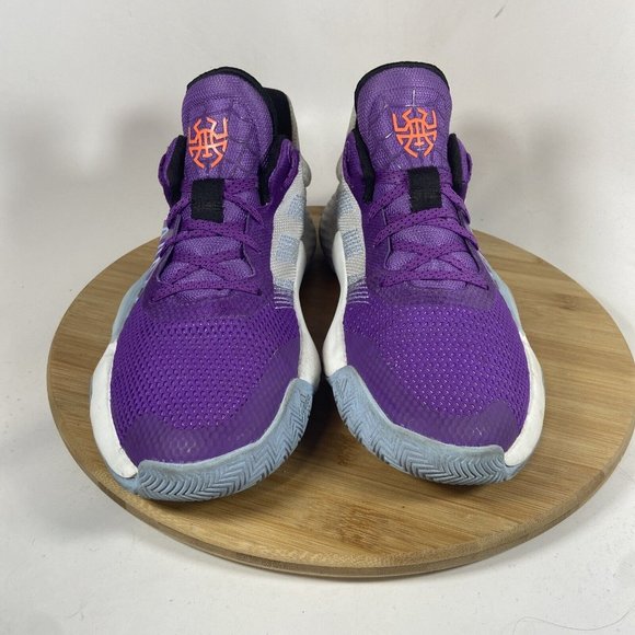 Adidas Donovan Mitchell UTAH JAZZ Karl Mailman Malone Basketball Shoes M 6.5 W 8 - Picture 2 of 8